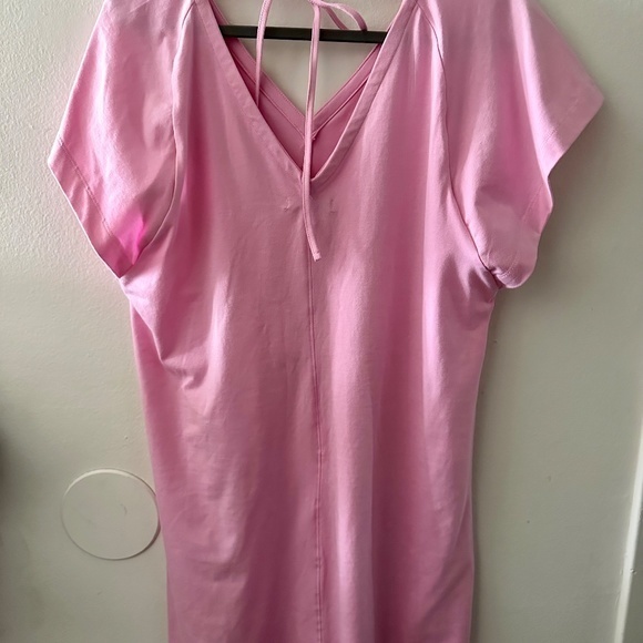 NWT‎ Women's Free Assembly Women's V-Neck Dress with Flounce Sleeves Sz Small - Picture 4 of 5